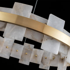 Alabaster Halo Chandelier - YhLamps