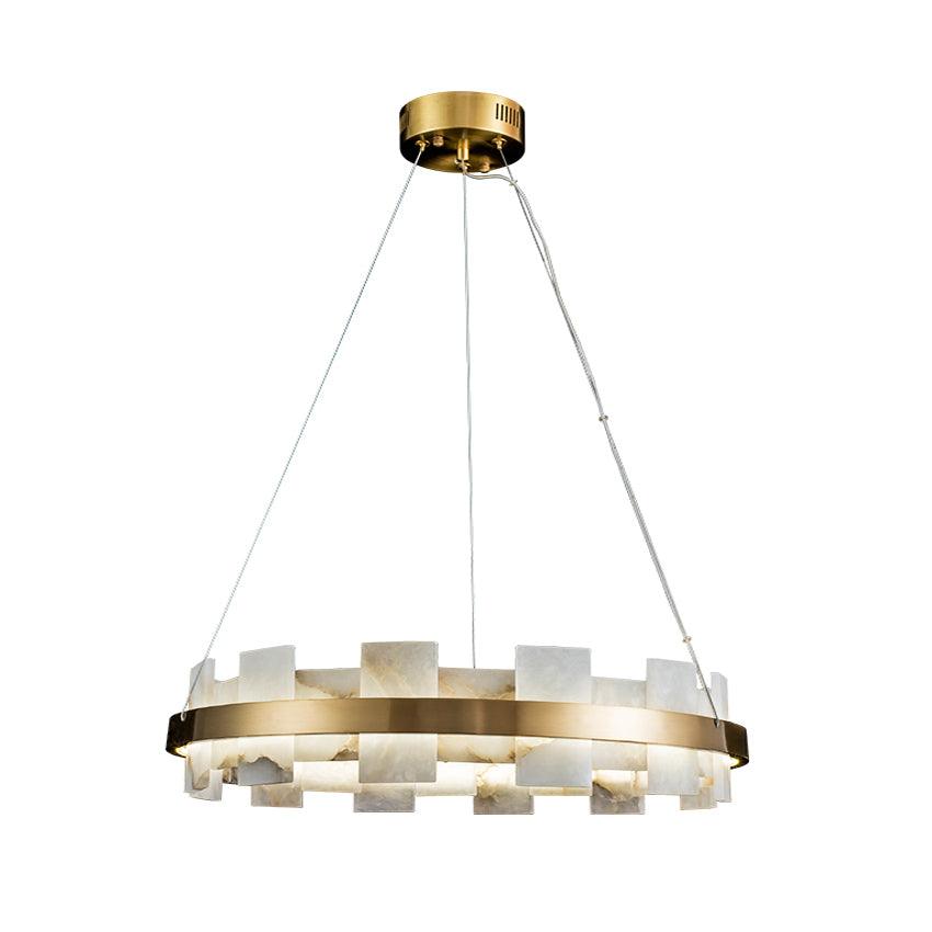 Alabaster Halo Chandelier - YhLamps