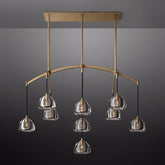 Dimple Linear Chandelier 54 - YhLamps