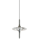 Modern crystal pendant lamp with clear glass shade by YH Lamps, elegant designer lighting