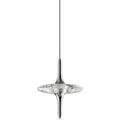 Modern crystal pendant lamp with clear glass shade by YH Lamps, elegant designer lighting