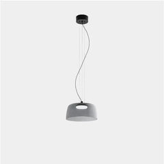 Modern smoke grey single-layer pendant lamp with warm light from YH Lamps