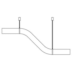 Modern Creative Alabaster Curved Chandelier for Living/Dining Room - YhLamps