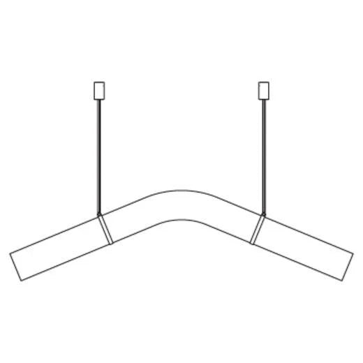 Modern Creative Alabaster Curved Chandelier for Living/Dining Room - YhLamps