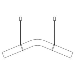 Modern Creative Alabaster Curved Chandelier for Living/Dining Room - YhLamps