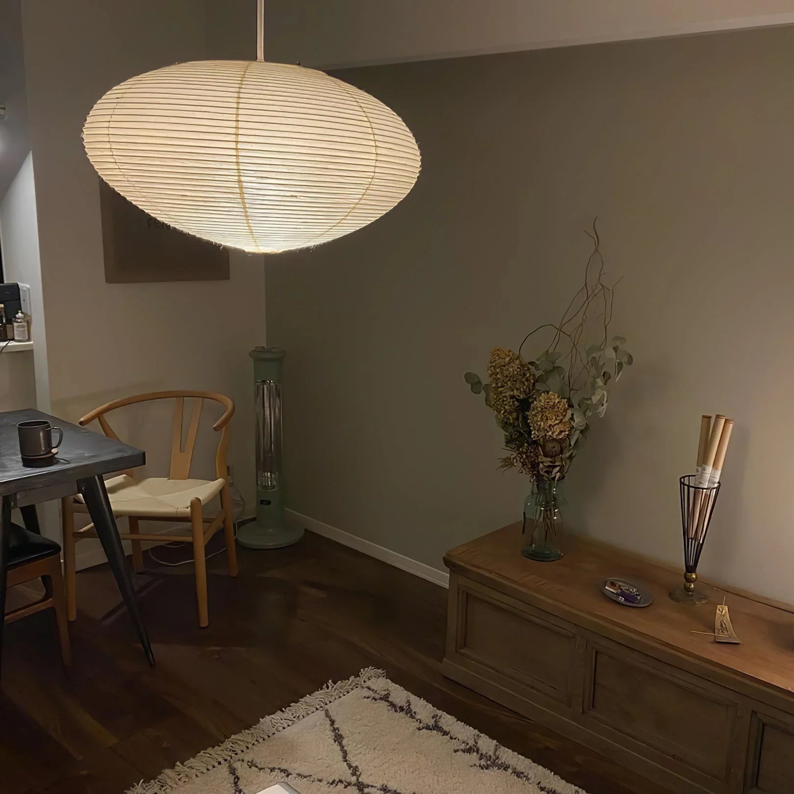 Rice Paper 15A Pendant Light - YhLamps