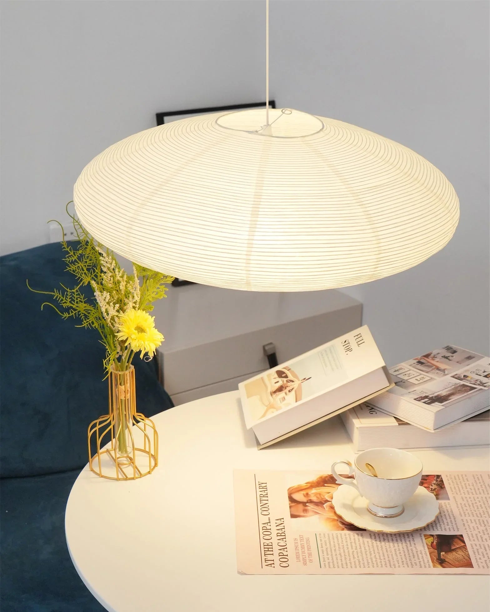 Rice Paper 15A Pendant Light - YhLamps