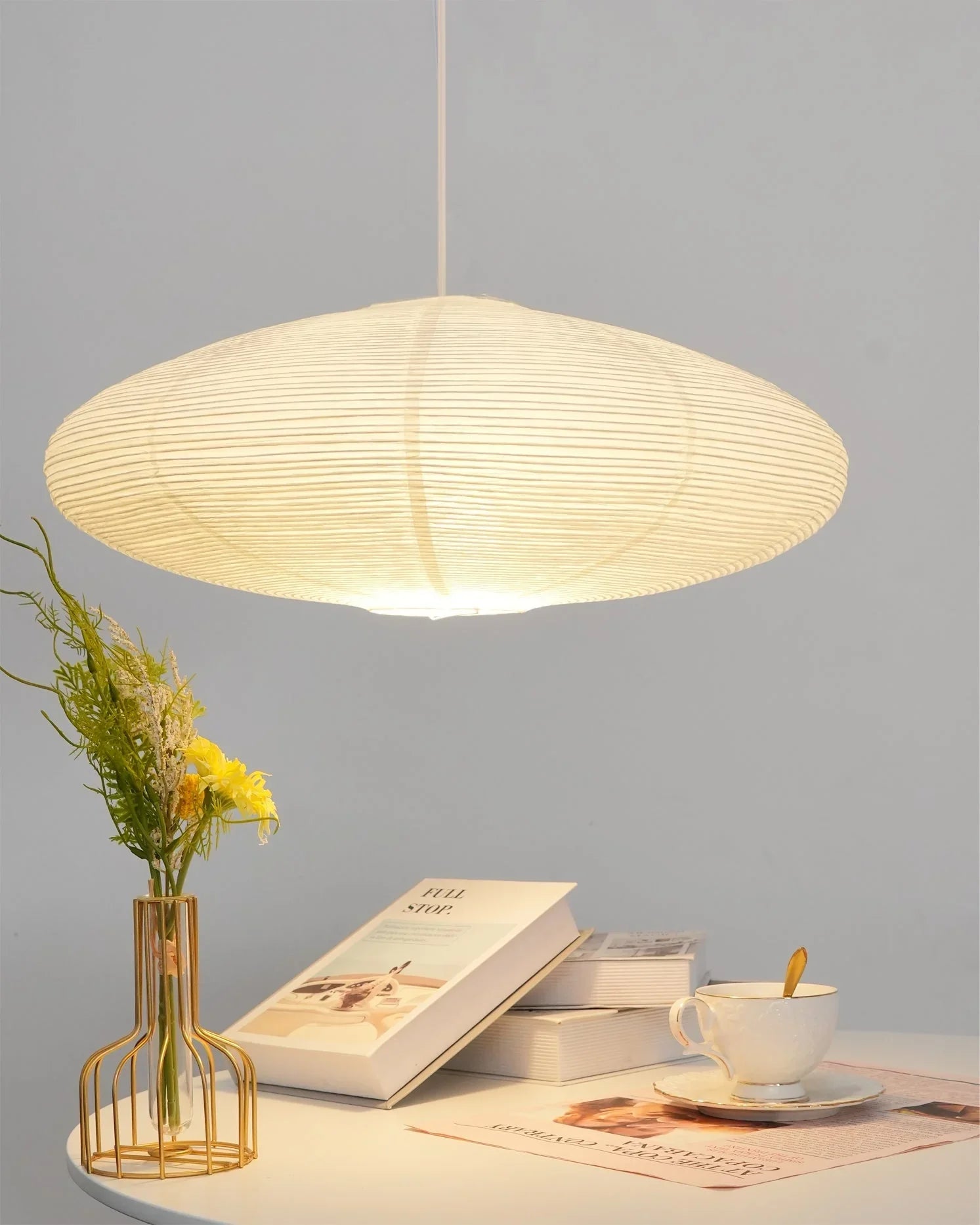 Rice Paper 15A Pendant Light - YhLamps