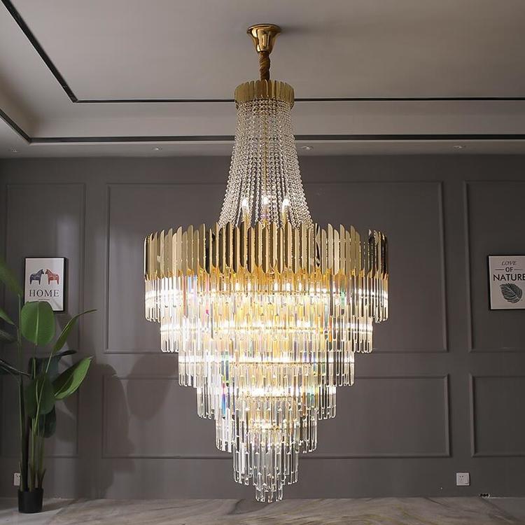 William Multi Tier Crystal Chandelier - YhLamps