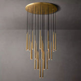 Artemis Round Tapered Tubular Chandelier 48 - YhLamps