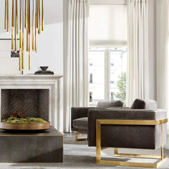 Artemis Round Tapered Tubular Chandelier 48 - YhLamps