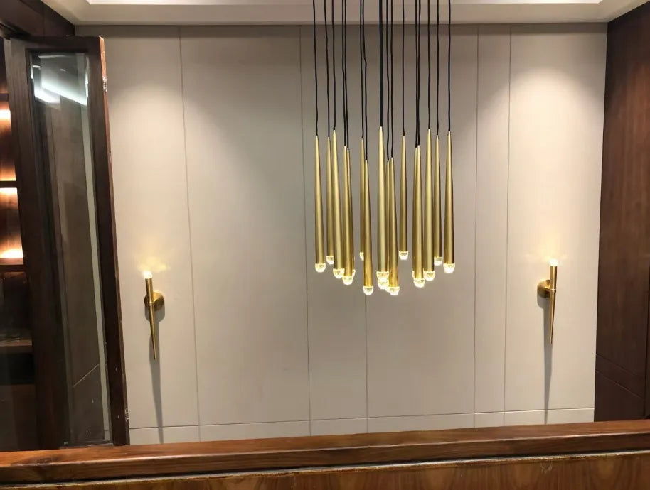 Artemis Round Tapered Tubular Chandelier 48 - YhLamps