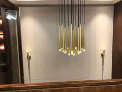 Artemis Round Tapered Tubular Chandelier 48 - YhLamps