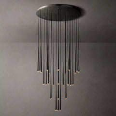 Artemis Round Tapered Tubular Chandelier 48 - YhLamps