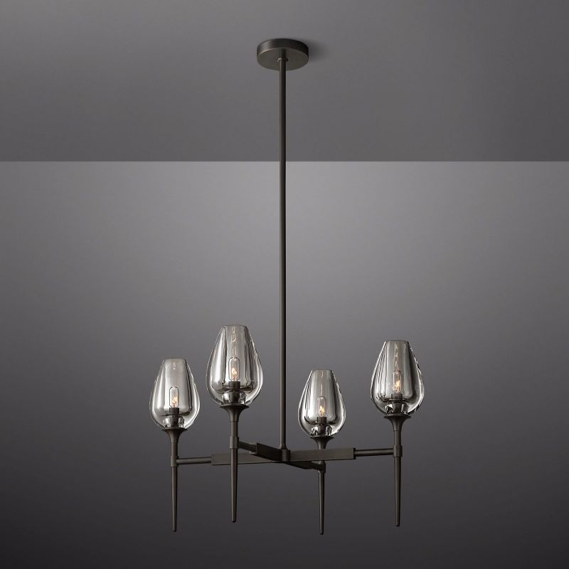 Tulip Round Chandelier 27 - YhLamps