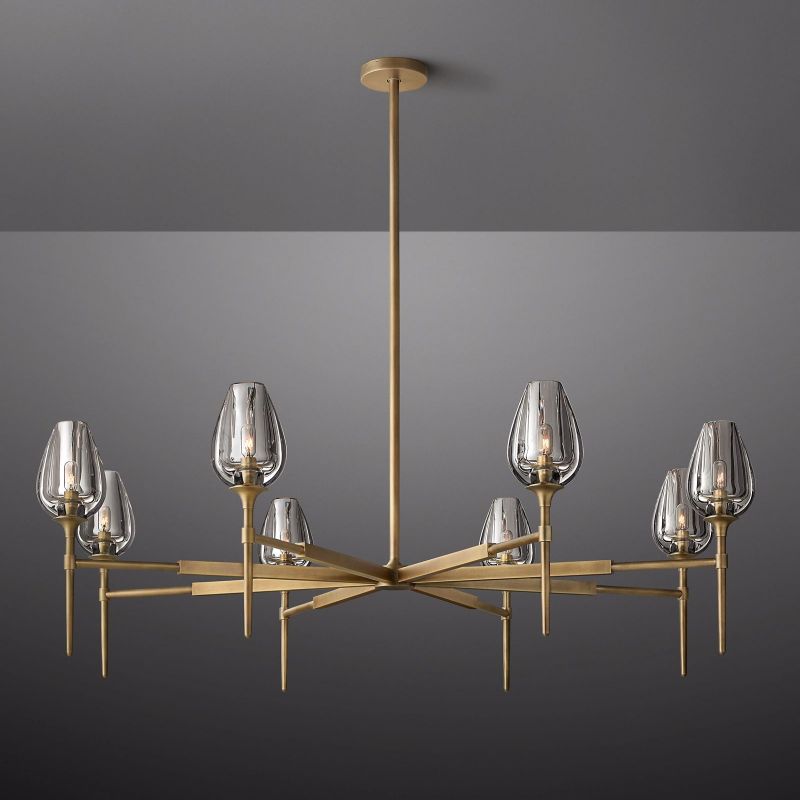 Tulip Round Chandelier 54 - YhLamps
