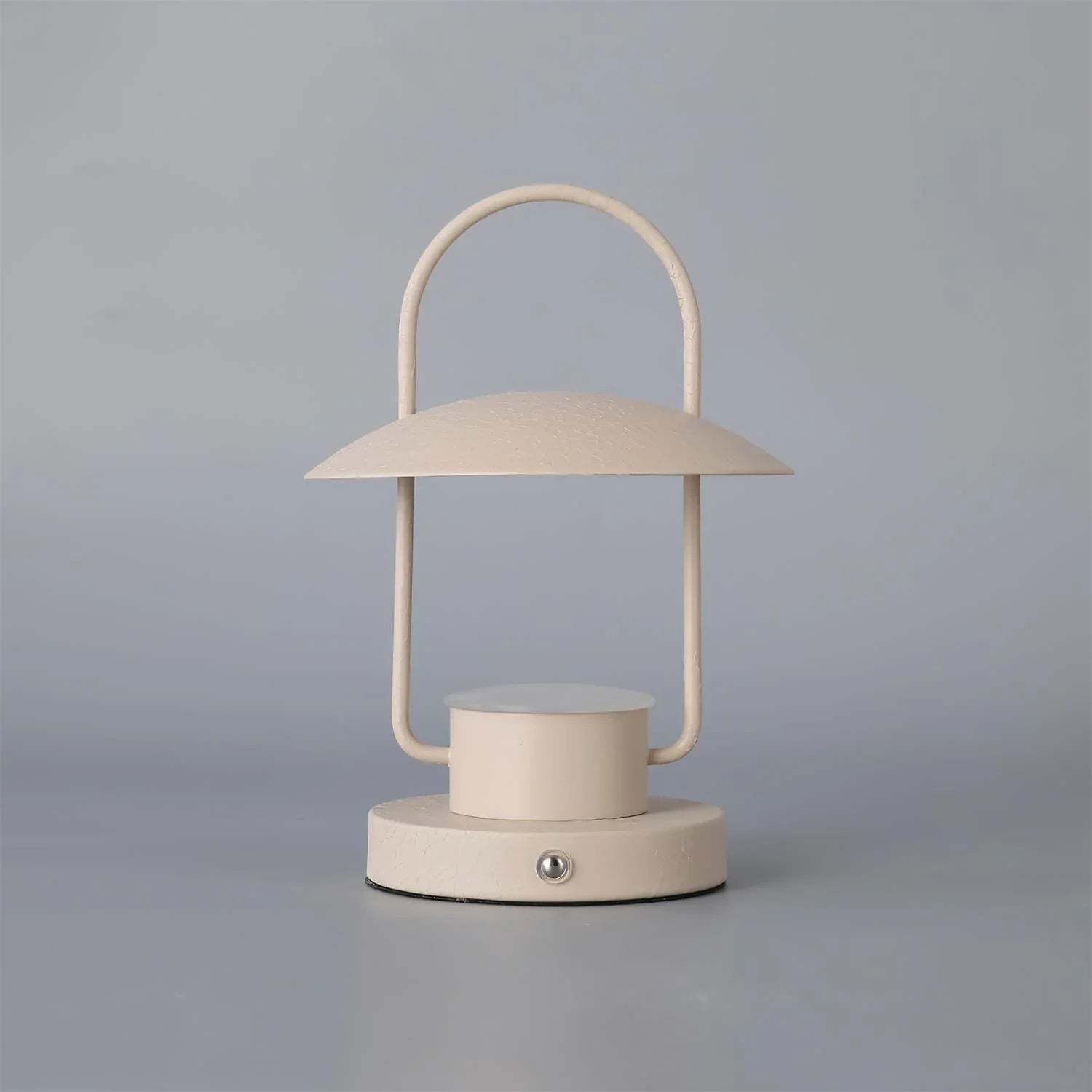 Modern beige portable table lamp with dome shade and touch switch, YH Lamps home lighting