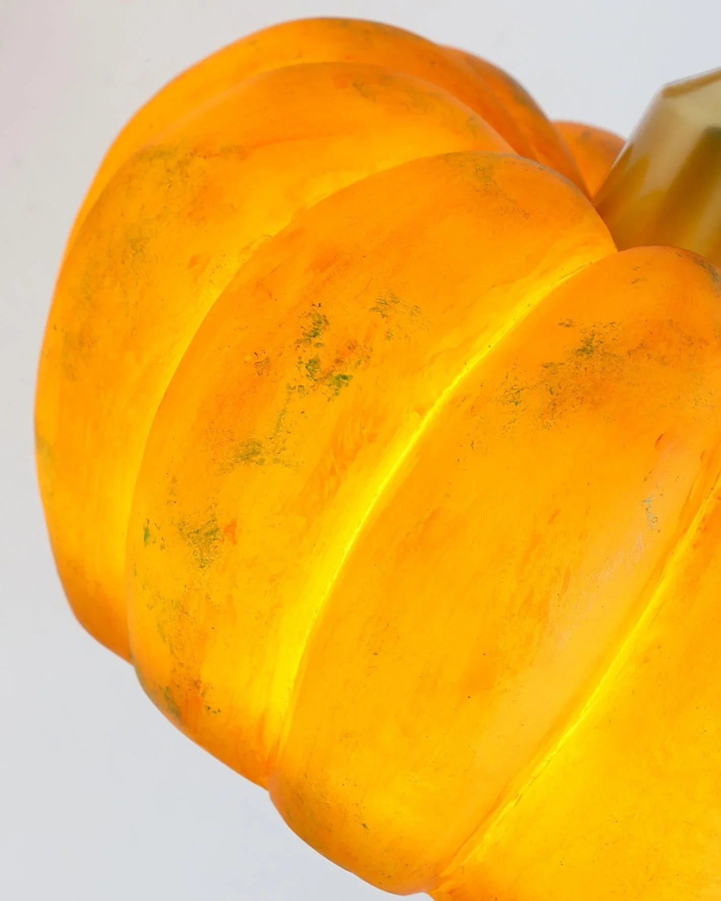 Yellow gold pumpkin-shaped wall lamp with modern design from YH Lamps
