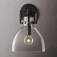 Machinist Metal Cloche Sconce 8 - YhLamps