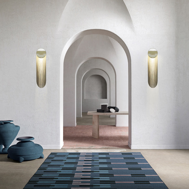 Indoor Decoration Wall Light Aluminum Chain Tassel Wall Sconce - YhLamps