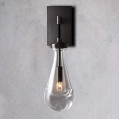 Raindrop Sconce MattBlack - YhLamps