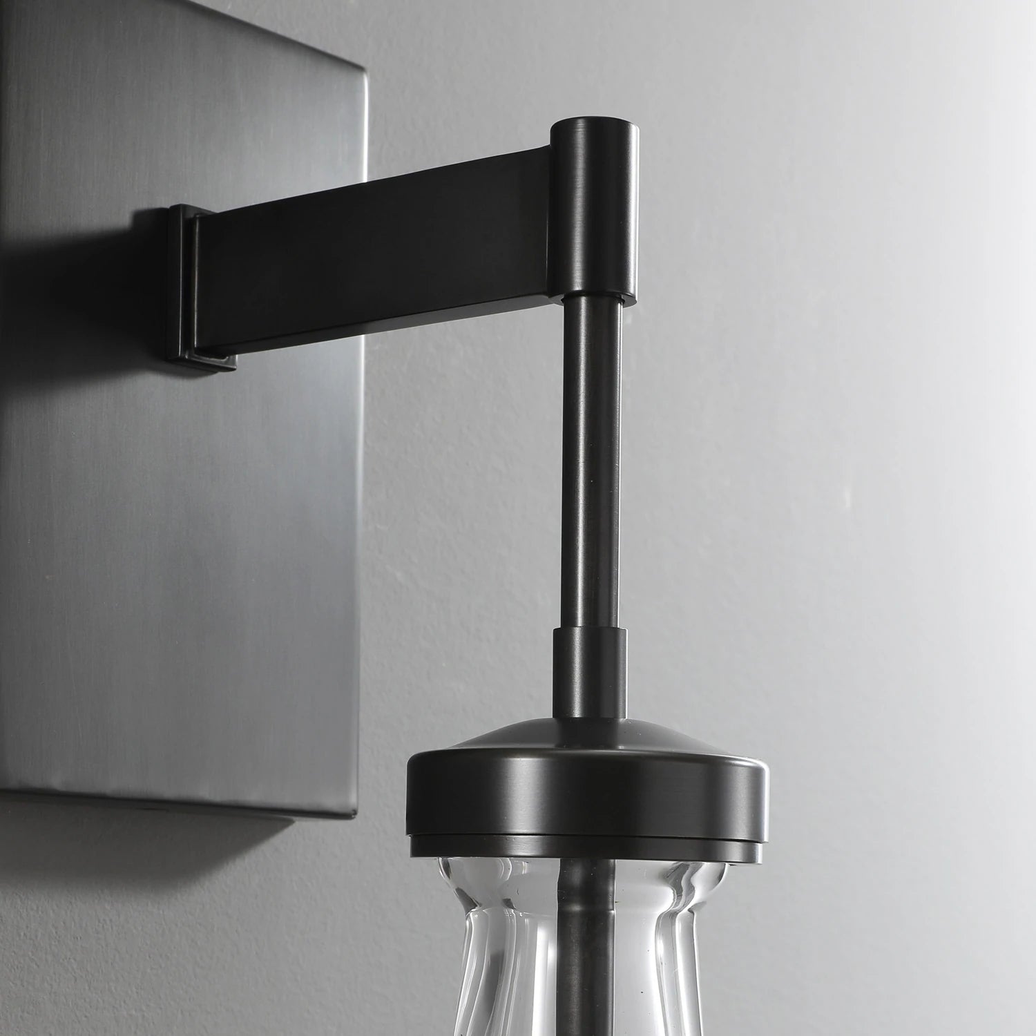 Raindrop Sconce MattBlack - YhLamps
