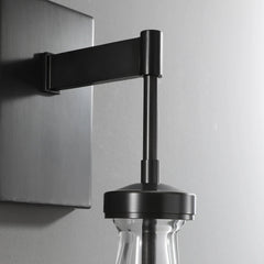 Raindrop Sconce MattBlack - YhLamps