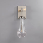 Raindrop Sconce Satin Nickel - YhLamps