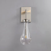 Raindrop Sconce Satin Nickel - YhLamps