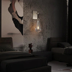 Raindrop Sconce Satin Nickel - YhLamps