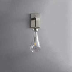 Raindrop Sconce Satin Nickel - YhLamps