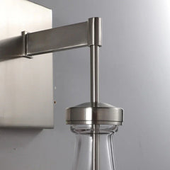 Raindrop Sconce Satin Nickel - YhLamps