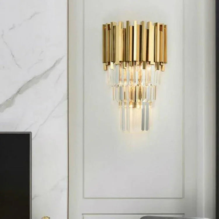 Candice Gold Plated Wall Sconce - YhLamps