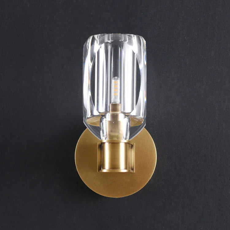 Constantine Crystal Sconce Brass - YhLamps