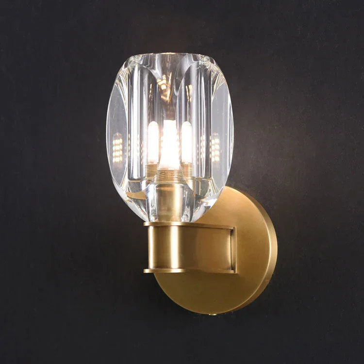 Constantine Crystal Sconce Brass - YhLamps