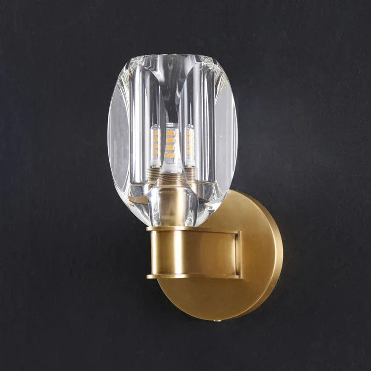 Constantine Crystal Sconce Brass - YhLamps