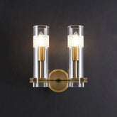 Cynthia Double Sconce Brass - YhLamps