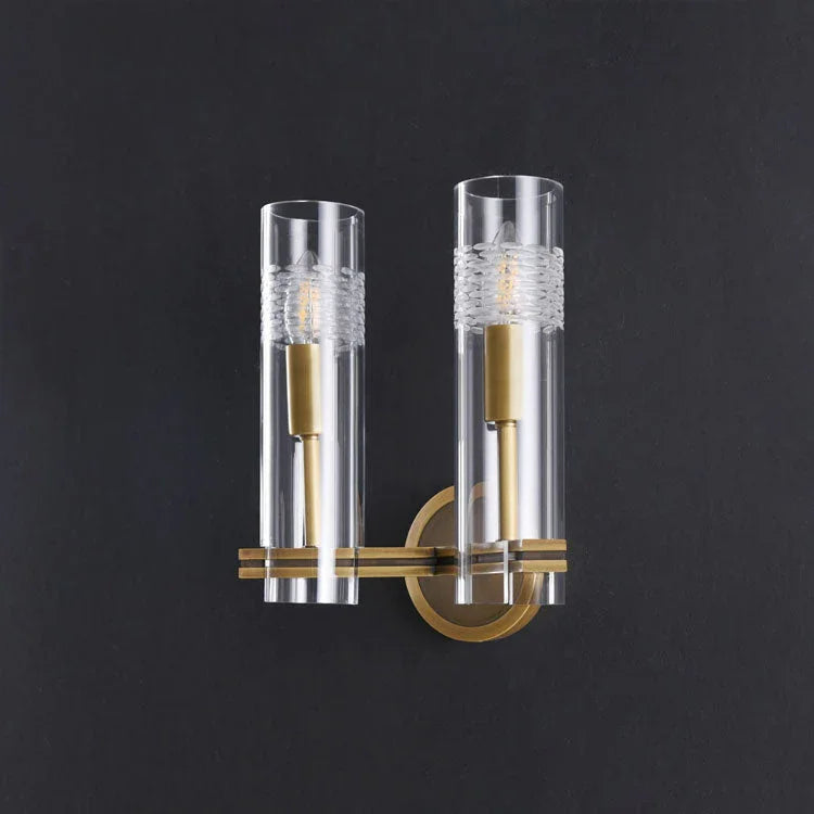 Cynthia Double Sconce Brass - YhLamps