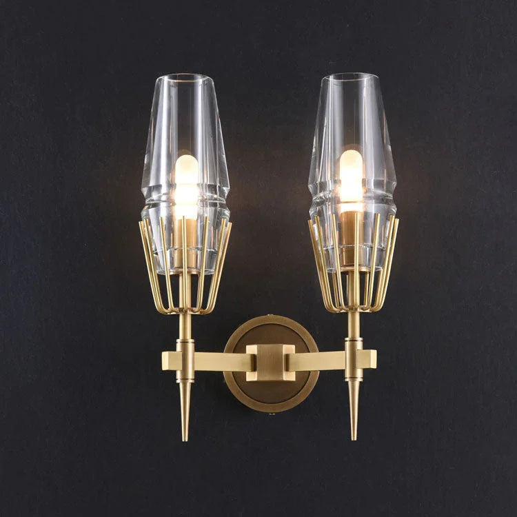 Delia Crystal Double Sconce - YhLamps