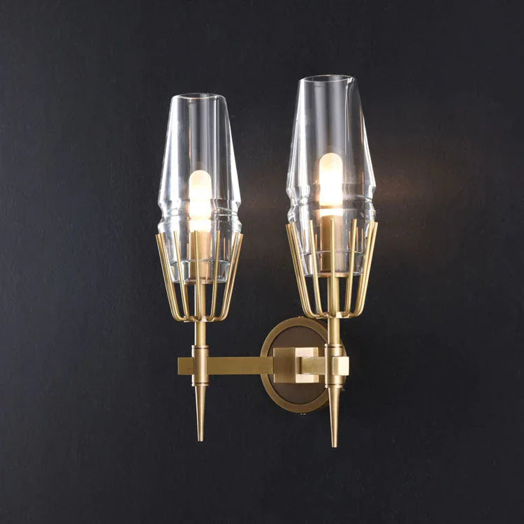 Delia Crystal Double Sconce - YhLamps