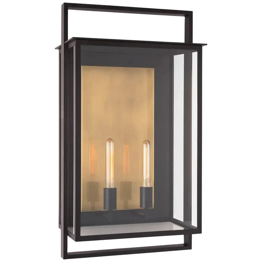Fenton 2-Light Lantern Wall Sconce Outdoor - YhLamps