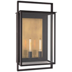 Fenton 2-Light Lantern Wall Sconce Outdoor - YhLamps