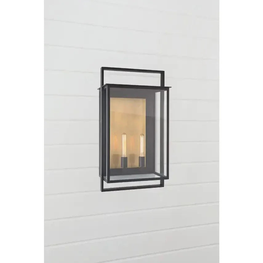 Fenton 2-Light Lantern Wall Sconce Outdoor - YhLamps