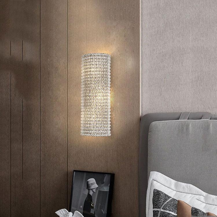 Luxury Crystal Clear Wall Sconce - YhLamps