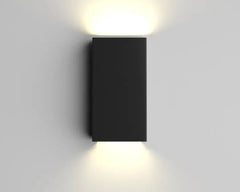 Squared Black Sconce for Outdoor - YhLamps