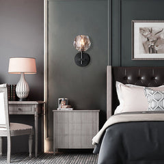 Belle De Crystal Ball Wall Sconce - YhLamps