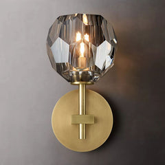 Belle De Crystal Ball Wall Sconce - YhLamps