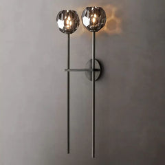 Belle De Crystal Grand Double Sconce - YhLamps