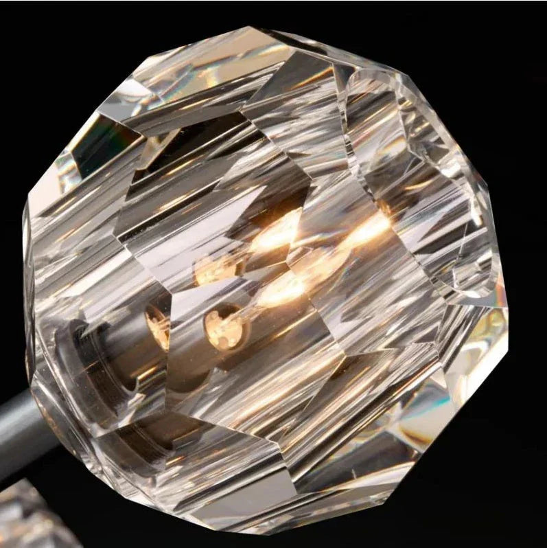 Belle De Crystal Grand Double Sconce - YhLamps