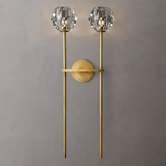Belle De Crystal Grand Double Sconce - YhLamps